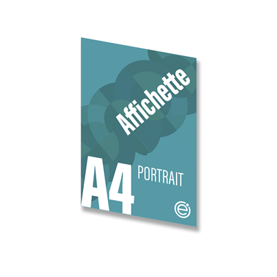 AFFICHETTES A4 PORTRAIT