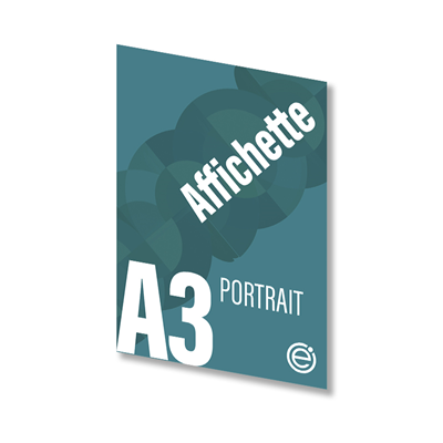 AFFICHETTES A3 PORTRAIT