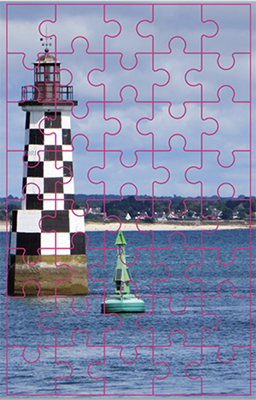 PUZZLE 272 x 400 mm - 40 pièces